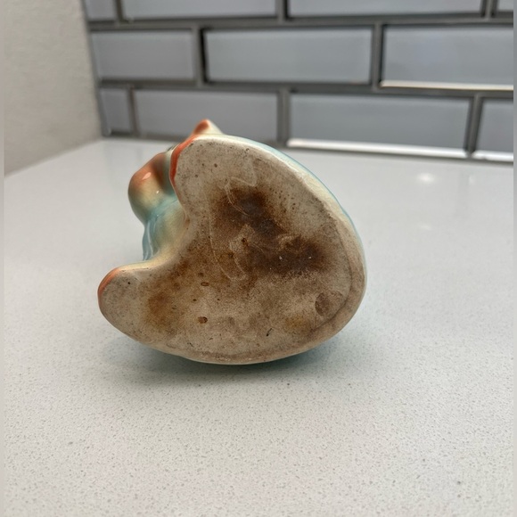 Vintage Persian Cat Kitten Planter MCM 1950s Mid-Century Modern Blue Bud Vase - Picture 7 of 16